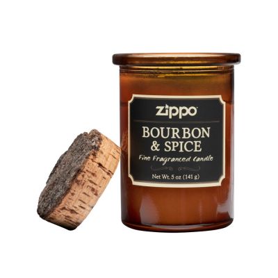 Ароматизированная свеча ZIPPO Bourbon & Spice, воск/хлопок/кора древесины/стекло, 70x100 мм-2