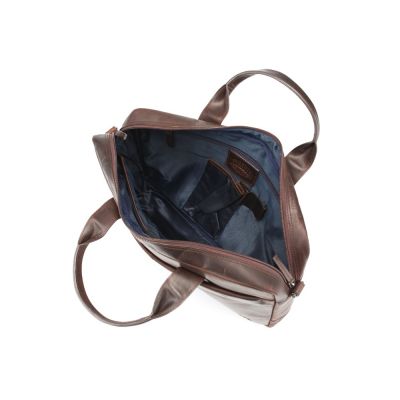 Сумка KLONDIKE DIGGER Mavis, натуральная кожа цвета коньяк, 32 x 40 x 8 см-2