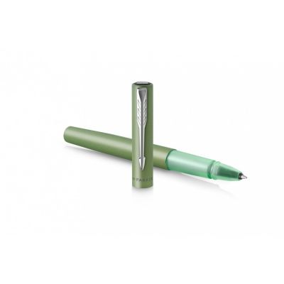 Ручка-роллер Parker Vector XL Green CT, цвет чернил black, стержень: F, в подарочной упаковке.-3