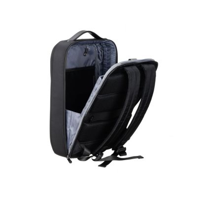 Рюкзак TORBER VOYAGE с отделением для ноутбука 15,6'', черный, нейлон/микрофибра, 30x12x42 см, 14л-4