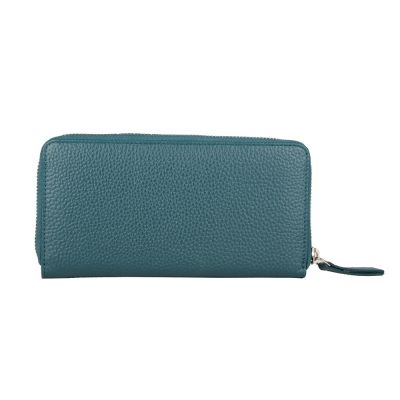 Кошелёк Cross Colors Quetzal, кожа наппа, фактурная, цвет зеленый квезаль-3