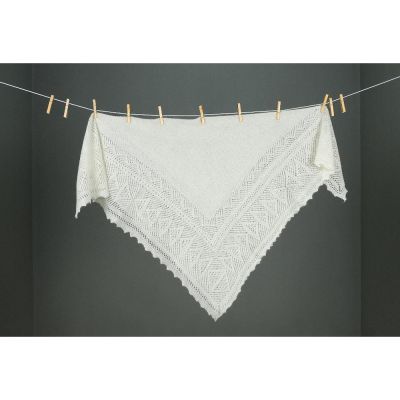 Оренбургский пуховый платок в подарочной коробке-1