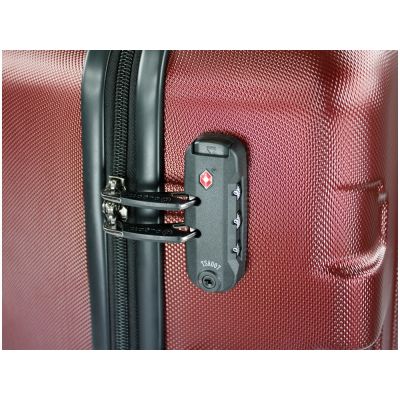 Чемодан BUGATTI Galatea, красный, поликарбонат / АБС-пластик, 46х27,5х67 см, 64,43 л-5