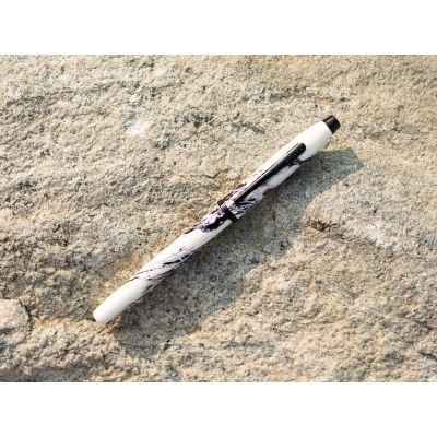 Ручка-роллер Selectip Cross Wanderlust Everest, белый, фиолетовый-5