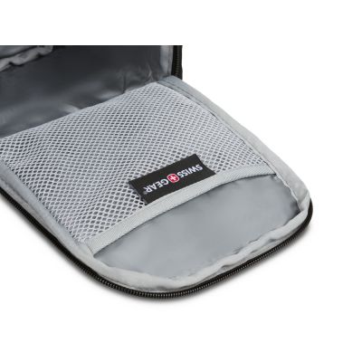 Термосумка для ланча SWISSGEAR, прорезиненный полиэстер 600D, черный/красный, 18x12x28 см, 4 л-8