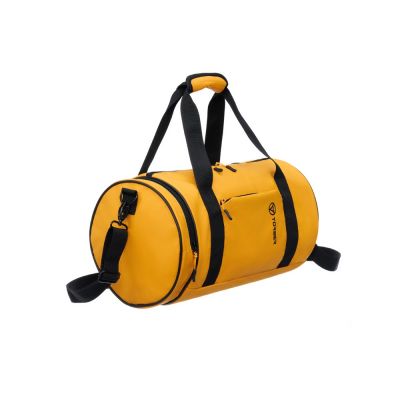 Сумка спортивная TORBER MOBI, желтая, полиэстер 900D с PU покрытием, 45 х 25 х 25 см-1