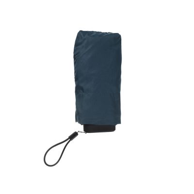 Зонт складной женский TORBER, механика, 5 сложений, синий, каркас алюминий, эпонж, пластиковая ручка, диаметр 91 см-7