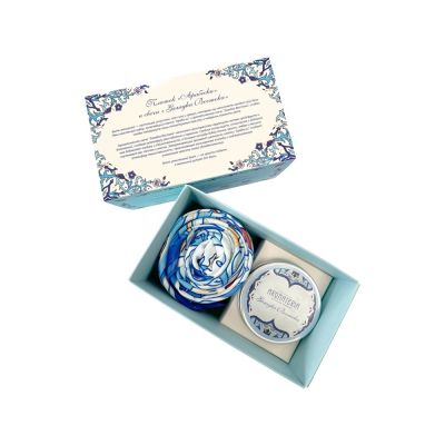 Набор: платок Арабески и свеча Загадка Востока-0