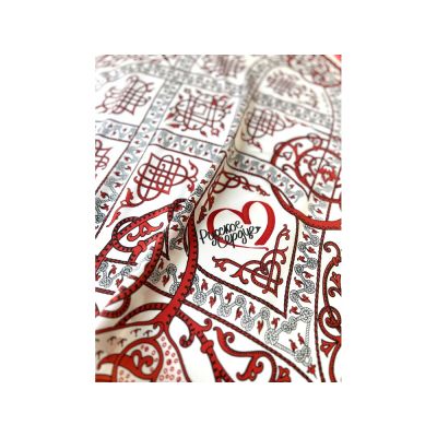 Платок Русское сердце 100% шёлк-2