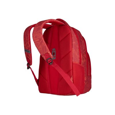 Рюкзак WENGER 16'', красный с рисунком, полиэстер, 34 x 26 x 47 см, 28 л-3