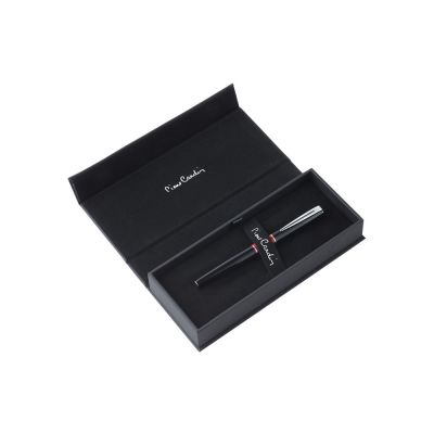 Ручка перьевая Pierre Cardin LIBRA с колпачком, черный/красный/серебро-7