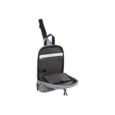 Рюкзак SWISSGEAR с одним плечевым ремнем, темно-серый/серый, полиэстер рип-стоп, 18 x 5 x 33 см, 4 л-4