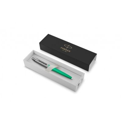 Шариковая ручка Parker Jotter, цвет GREEN, цвет чернил синий, толщина линии M , в подарочной коробке-1