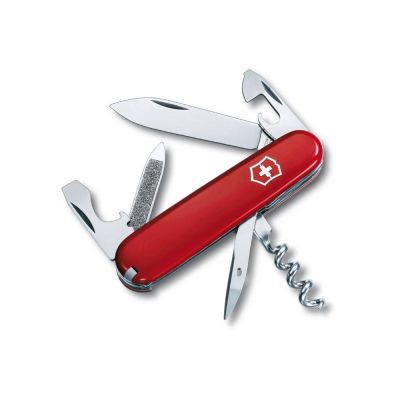 Нож перочинный VICTORINOX Sportsman, 84 мм, 12 функций, красный-0