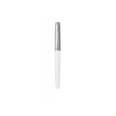 Перьевая ручка Parker Jotter White CT перо:F, цвет чернил: blue, в подарочной упаковке-3