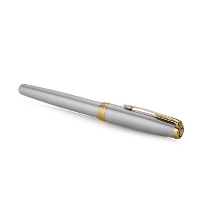 Ручка перьевая Parker Sonnet Core Stainless Steel GT, серебристый/золотистый-2