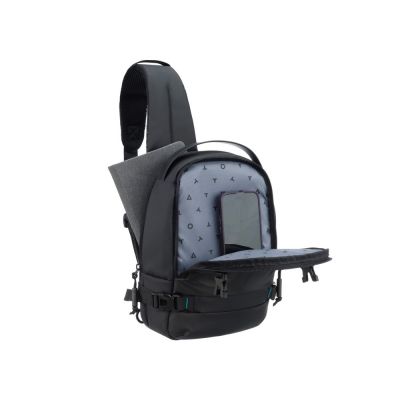 Рюкзак на одно плечо TORBER Xtreme, чёрный, 20 х 8 х 31 см, 5л-4