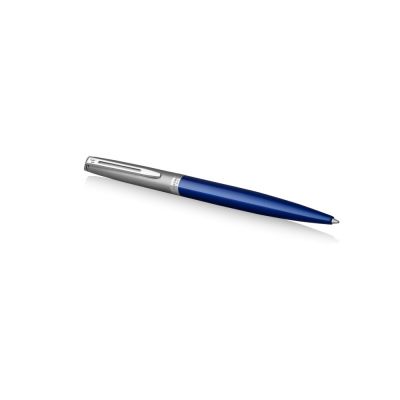 Шариковая ручка Waterman Hemisphere Entry Point Stainless Steel with Blue Lacquer в подарочной упаковке-2