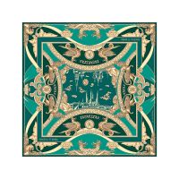 Платок Казань Драгоценная изумрудный