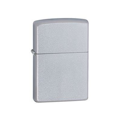 Зажигалка ZIPPO Classic с покрытием Satin Chrome™, латунь/сталь, серебристая, матовая, 38x13x57 мм-0