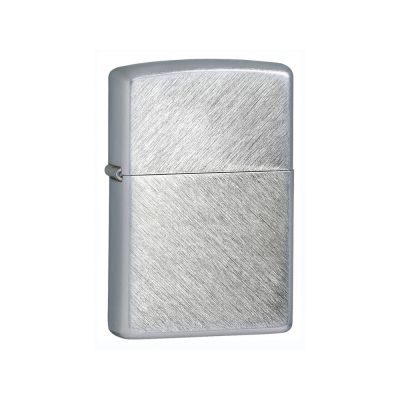 Зажигалка ZIPPO с покрытием Herringbone Sweep, латунь/сталь, серебристая, матовая, 38x13x57 мм-0