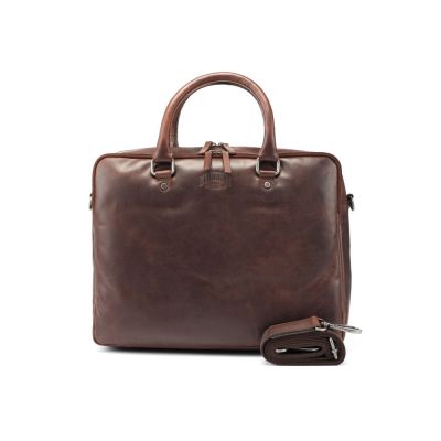 Сумка KLONDIKE DIGGER Earl, натуральная кожа цвета коньяк, 29 x 38 x 9 см-1