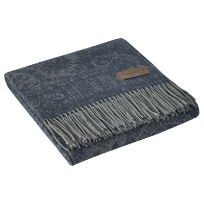 Плед MARZOTTO MAGNOLIA 4000, темно-синий-0