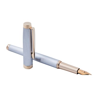 Ручка перьевая Pierre Cardin SHINE. Цвет - серебристый. Упаковка B-1-1