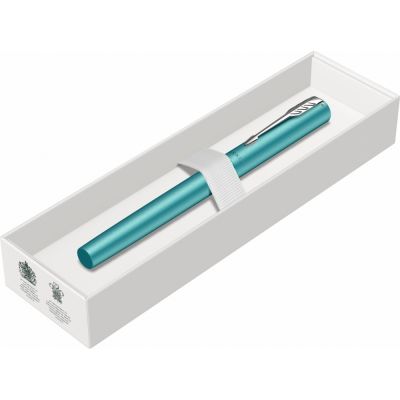 Ручка-роллер Parker Vector XL Teal CT, цвет чернил black, стержень: F, в подарочной упаковке.-10
