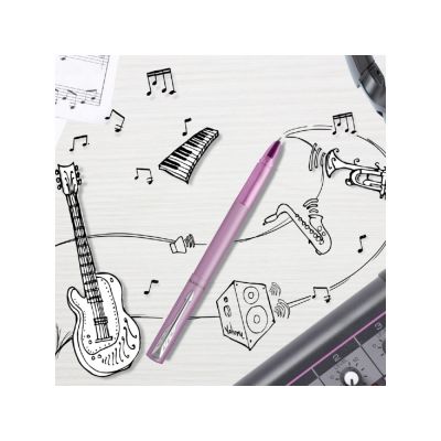 Ручка-роллер Parker Vector  XL Lilac CT, цвет чернил black, стержень: F, в подарочной упаковке.-18