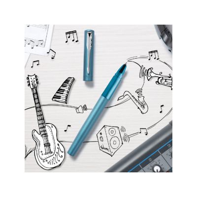 Ручка-роллер Parker Vector XL Teal CT, цвет чернил black, стержень: F, в подарочной упаковке.-18