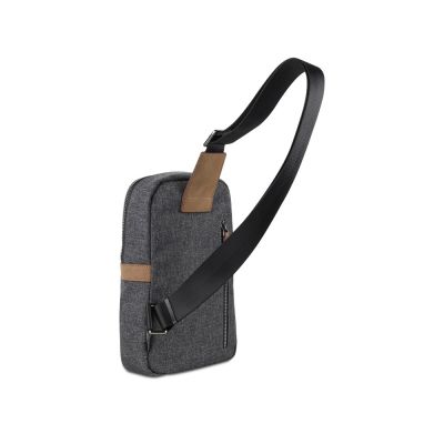 Рюкзак с одним плечевым ремнем BUGATTI Luce, серый, полиэстер, 17х6х27 см-4