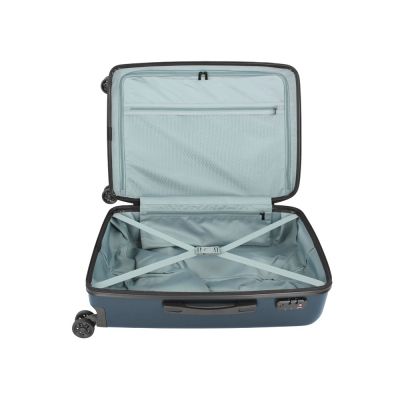 Чемодан BUGATTI Kallisto, синий, АБС-пластик, 44,5х26х63,5 см, 64,88 л-1