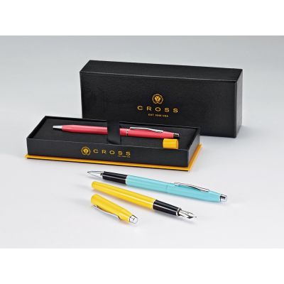 Перьевая ручка Cross Classic Century Aquatic Yellow Lacquer, желтый-4