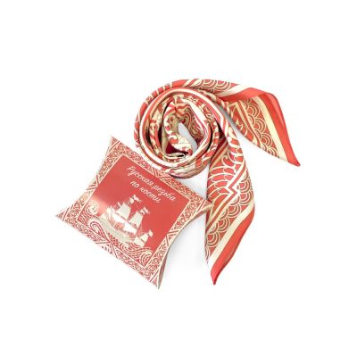 Платок Русская резьба по кости-3