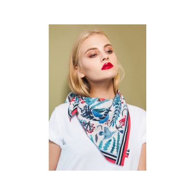 Платок Голубые розы. Varvara-1