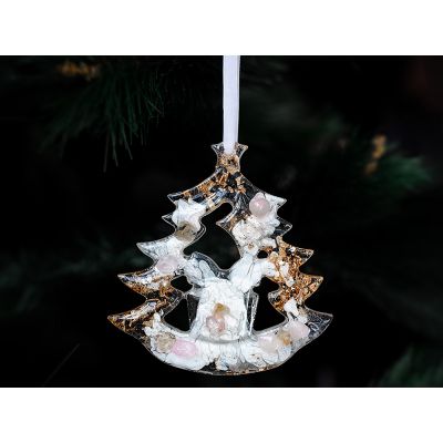 Елочные игрушки (Ель) Розовый кварц-4