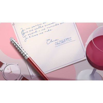 Ручка роллер Waterman Hemisphere French riviera Deluxe RED CLUB RB в подарочной коробке-11