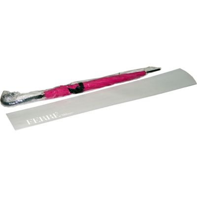 Зонт-трость Ferre, розовый/черный-2