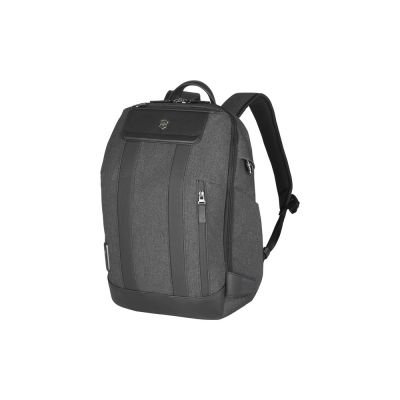 Рюкзак VICTORINOX Architecture Urban2 City Backpack 14'', серый, полиэстер / кожа, 30x19x42 см, 17 л-0