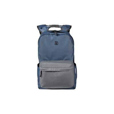 Рюкзак WENGER 18 л с отделением для ноутбука 14'' и с водоотталкивающим покрытием, синий/серый-1