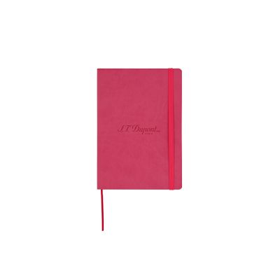 Блокнот Notebook , темно-розовая искусcтвенная кожа с логотипом Dupont , формат А 5, бумага: линованная-0