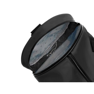 Сумка спортивная TORBER Mobi, чёрный, полиэстер 900D с PU покрытием, 45 х 25 х 25 см-4