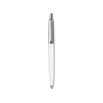 Шариковая ручка Parker Jotter ORIGINALS WHITE CT, стержень: Mblue ЭКО-УПАКОВКА-1