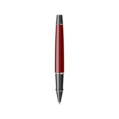 Ручка-роллер Waterman Expert Dark Red Lacquer CT Black, стержень: Fblk-11
