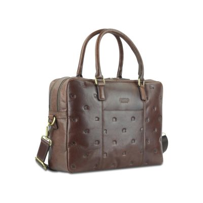 Сумка Mano Don Leon, натуральная кожа в коричневом цвете, 42 х 30 х 11,5 см-2