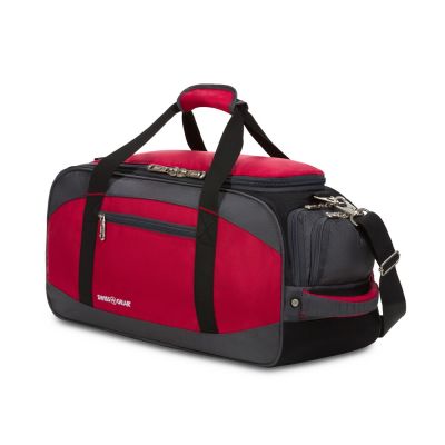 Сумка спортивная SWISSGEAR, красный/серый/чёрный, полиэстер 1200D, 52х25х30 см, 39 л-0
