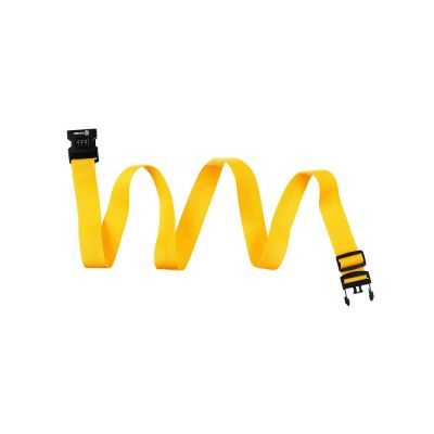 Ремень для чемодана Torber, желтый, 182 х 5 см-3