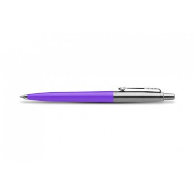 Шариковая ручка Parker Jotter, цвет FROSTY PURPLE, цвет чернил синий, толщина линии M , в подарочной коробке-3