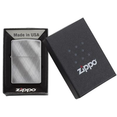 Зажигалка ZIPPO Classic с покрытием Brushed Chrome, латунь/сталь, серебристая, матовая, 38x13x57 мм-3